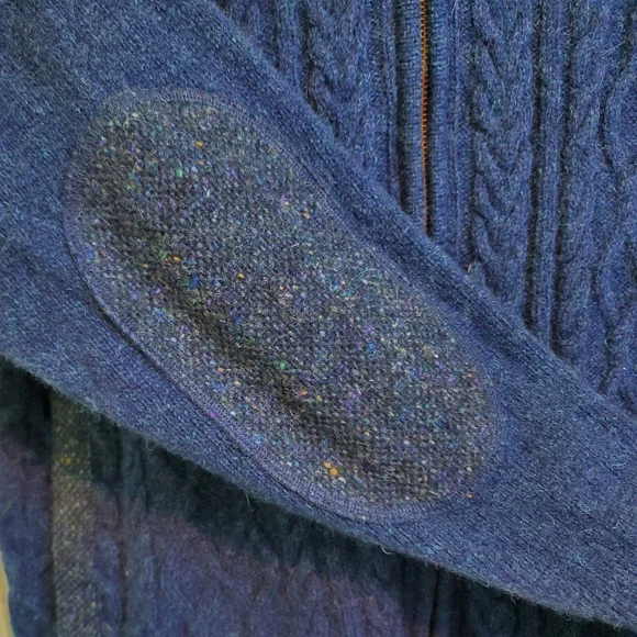 Men's CARRAIG DONN Ireland Wool and Tweed Full-zip Cardigan sz XL Rare! - Picture 6 of 13